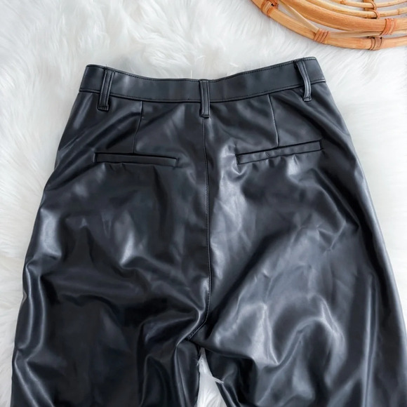 Abercrombie & Fitch Black Leather Pants - Picture 7 of 14